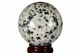 Polished Yooperlite Sphere - Highly Fluorescent! #176739-3